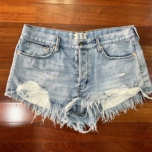 Free People - We The Free - Denim Shorts